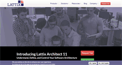 Desktop Screenshot of lattix.com